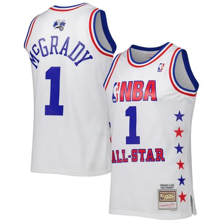 Men's Eastern Conference #1 Tracy McGrady White 2003 All Star Game Swingman Jersey